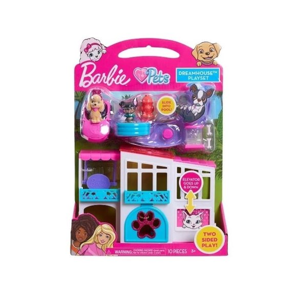 Barbie Pets Dreamhouse Playset Christmas Birthday Gifts For Girls Ages 3 And Up - Picture 3 of 4